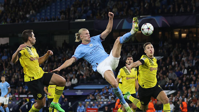 Man City 2-1 Dortmund: Haaland tỏa sáng trước đội cũ, Man xanh ngược dòng ngoạn mục