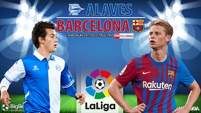 Soi kèo nhà cái Alaves vs Barcelona. Nhận định, dự đoán bóng đá La Liga (3h00, 24/1)