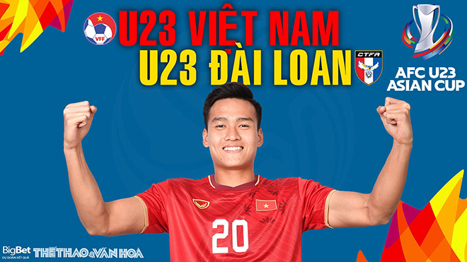 Soi kèo nhà cái U23 Việt Nam vs U23 Đài Loan. Nhận định, dự đoán bóng đá U23 Châu Á (17h00, 27/10)