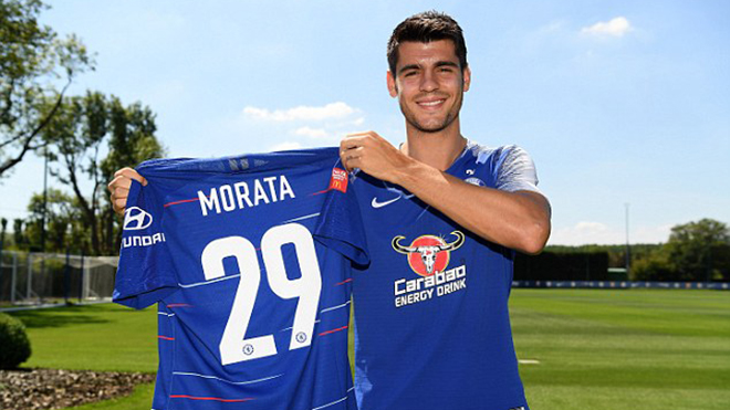 Morata bất ngờ đổi số áo ở Chelsea vì một lý do đặc biệt