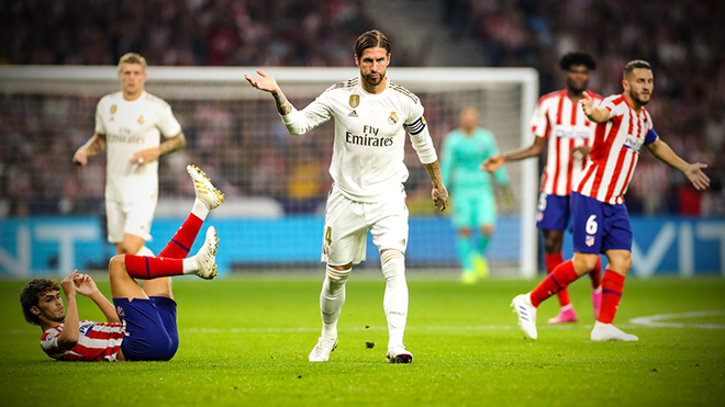 Bong da, bóng đá, ket qua bong da, kết quả bóng đá, lịch thi đấu bóng đá hôm nay, Atletico vs Real Madrid, BXH bóng đá Tây Ban Nha, BXH La Liga, Real Madrid, Hazard, Ramos