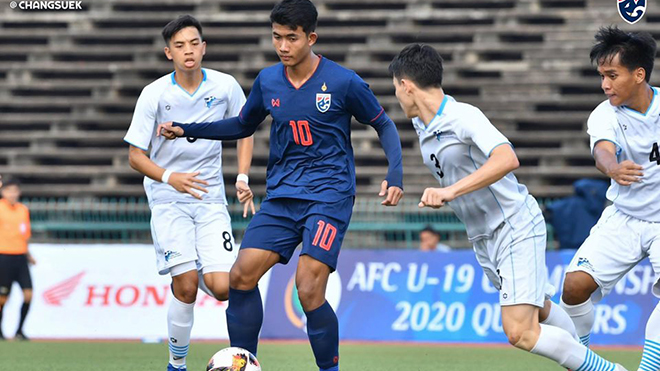 truc tiep bong da hôm nay, trực tiếp bóng đá, truc tiep bong da, bong da hom nay, bóng đá, vòng loại U19 châu Á, U19 châu Á, U19 Thái Lan, U19 Thái Lan thắng đậm