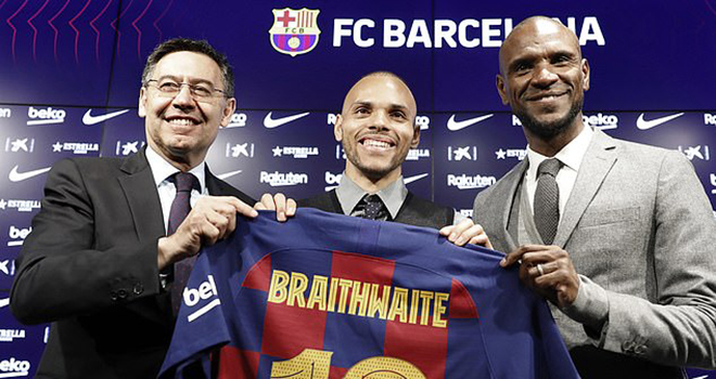 Barca, chuyển nhượng Barca, Barcelona, chuyển nhượng Barcelona, tin tức Barca, tin bong da, Barca mua Braithwaite, Braithwaite đến Barca, tin bóng đá Tây Ban Nha